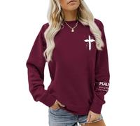 WWricotta Sudadera estampada con Estilo y forro Polar acogedor: Ropa Informal para Interior y Exterior para todas Las estaciones./A