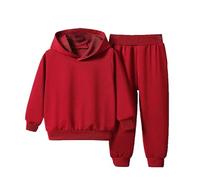 WWricotta Tuta da Ginnastica Attiva da Ragazzo, 2 Pezzi, Felpa e Pantaloni della Tuta, Set di Pantaloni da Jogging basici (2-8T)