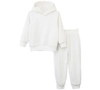 WWricotta Tuta da Ginnastica Attiva da Ragazzo, 2 Pezzi, Felpa e Pantaloni della Tuta, Set di Pantaloni da Jogging basici (2-8T)