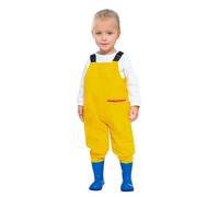WWricotta Waders per Bambini con Tasca, Impermeabili, con Stivali, per Caccia e Pesca, Taglie per Piccoli e Giovani, pratici/A