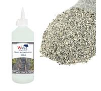 WWS Kit di Pietrisco & Colla per Massicciata Ferroviaria Modellismo e Diorama