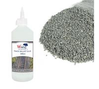 WWS Kit di Pietrisco & Colla per Massicciata Ferroviaria Modellismo e Diorama