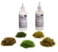 WWS Kit Erba Statica Massicciata con Colla - Modellismo Wargame Terrain Diorama