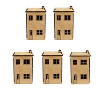 WWS Scratch Aid Building - Facciata di Casa Singola - Modellismo Ferroviario