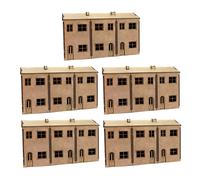 WWS Scratch Aid Building - Facciata di Casa Tripla - Modellismo Ferroviario