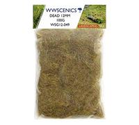 WWS War World Scenics WWScenics | 12mm Secca Erba Statica | 100g | WSG12-049 | Materiale Realistico Modello Scenario