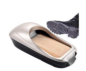 WWSZ Copriscarpe Dispenser per Uso Domestico Film Macchina,Distributore Automatico di Copriscarpe con 1 Rotolo di Pellicola per Scarpe,per Sale Computer,Officina Senza Polvere