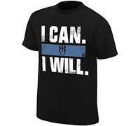 wwwedddwwwded Roman Reigns I Can, I Will Authentic T-Shirt Black S