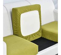 WWYL Copriseduta Divano Elasticizzato, Copriseduta Divano Elasticizzato 1/2/3/4 Posti, Copricuscini Seduta,Tessuto Jacquard Spandex Fodera per Cuscino (Verde Smeraldo,1 Posti)