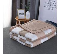 WWYL Le Trapunte Primaverili, Estive, Autunnali E Invernali Sono Ipoallergeniche, in Fibra di Poliestere 100% Cotone, Antiallergiche. (caffè,200 x 230 cm1.5 kg)