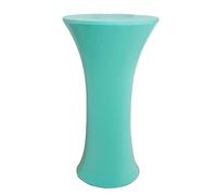 WWYL Tovaglia elasticizzata in spandex per cocktail, copertura elasticizzata in spandex per tavolo da cocktail, decorazione per eventi, copertura elasticizzata (blu, 60 x 110 cm)
