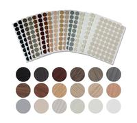 WWYSSZ 972 Pezzi/18 Colori Tappi Coprivite Adesivi Autoadesivi, Ø 21 mm Coprivite Adesivo per Fori Viti, Adesivi Copri Buchi Mobili in Legno, Tappo di Foro Vite,Autoadesivo Copriforo,per Mobili Armadi