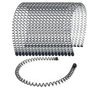 WWZ889 18 pz fascia per capelli in metallo per uomo unisex fascia onda nera a forma di molla fasce per capelli sportive da donna yoga fascia per capelli accessori per capelli