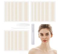 WWZ889 720 nastri invisibili per palpebre, impermeabili, per palpebre cadenti, palpebre singole, con barra a forcella, pinzette e flacone spray, non c'è bisogno di spruzzare acqua, può essere