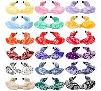 WWZ889 Bandana per capelli da donna, 18 pezzi