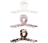 WWZ889 Grandi fermagli per capelli da donna in acetato di cellulosa per capelli spessi, grandi fermagli per capelli e clip per capelli da donna, eleganti fermagli a banana accessori per lo styling dei