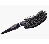 WWZ889 Spazzola per capelli con setole di cinghiale antistatiche e ventilate e curve, per qualsiasi acconciatura, uomini, donne e bambini.