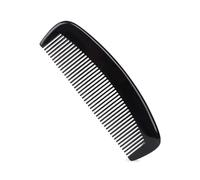 WWZ889 Squisito pettine per capelli in corno di bue naturale, 100% fatto a mano, di alta qualità, antistatico, senza manico (tipo denti standard)