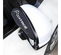 WWZS 2 Pezzi Parapioggia Specchietti per Citroen C4 X 2022-2025, Copripioggia per Specchietto Retrovisore Auto Specchio Rain Visor Specchietti Retrovisori