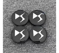 WWZS 4 Pezzi Auto Coprimozzo Centrale per DS, Emblema Coprimozzo Ruota Centrale Coprimozzo Copri Badge Antipolvere Coprimozzo Ruota,C