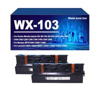 WX-103 WX103 Contenitore Toner Di Scarto Compatibile Per Konica 224 284 364 454 554 C224; Per Muratec MFXC2280 C2880 C3680; Per Lexmark CS921 CS923 MS911 CX921 CX922 CX923 CX924,WX103-2 pack