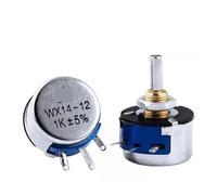 WX14-12 3W Single Coil Wound Potenziometro senza bloccaggio 100 220 Ohm 1K 2K2 Lap Wirewound Potenziometri 2 Pz (560 Ohm)