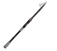 WXBCDS Canna da pesca telescopica ad alto tenore di carbonio, 1,8-3 m, con anelli guida M Action Power Big Eye, lunga canna da spinning (1,8 m)