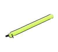 WXCHISU Boa di segnalazione di superficie per immersioni, in nylon, tipo chiuso, boa gonfiabile multiuso per immersioni. (Verde fluorescente)