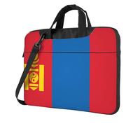 WXCJWD Bandiera della Mongolia Laptop e Tablet, design elegante, tessuto resistente e idrorepellente, Business Casual, Nero , 13 inch