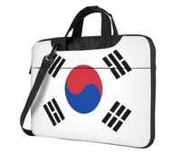 WXCJWD Bandiera della Repubblica di Corea per laptop e tablet, design elegante, tessuto resistente e idrorepellente, business casual, Nero , 13 inch