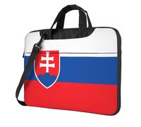WXCJWD Bandiera della Slovacchia per laptop e tablet, design elegante, tessuto resistente e idrorepellente, business casual, Nero , 15.6 inch