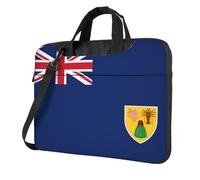 WXCJWD Bandiera delle Isole Turks e Caicos per laptop e tablet, design elegante, tessuto resistente e idrorepellente, business casual, Nero , 15.6 inch