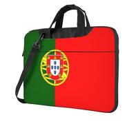 WXCJWD Bandiera portoghese per laptop e tablet, design elegante, tessuto resistente e idrorepellente, business casual, Nero , 15.6 inch