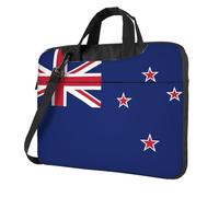 WXCJWD Computer portatile e tablet con bandiera della Nuova Zelanda, design elegante, tessuto resistente e idrorepellente, business casual, Nero , 14 inch