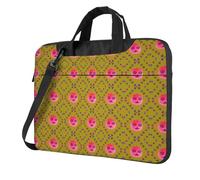 WXCJWD Funny Face Peach Laptop e Tablet, design elegante, tessuto resistente e idrorepellente, Business Casual, Nero , 15.6 inch