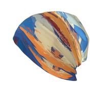 WXCJWD The Desert in The Distance - Cappello lavorato a maglia alla moda per adulti, elastico e adatto per corsa, passeggiate, ciclismo e uso quotidiano. Nero