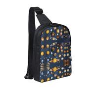 WXCJWD wolf under moon Borse a tracolla per donne e uomini Borsa a tracolla alla moda Bakpack Casual con tracolla convertibile., Pianeti del sistema solare, Taglia unica