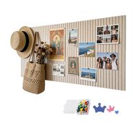 Wxeadu Bacheca in Sughero, 60x40cm Lavagna Sughero da Parete, Autoadesiva Bacheca da Parete con 30 Puntine, 9 mm Spessa Bacheca in Feltro con Nastri Adesivi per Foto e Appunti in Casa e Ufficio