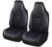 WXEXUDIN Auto Coprisedili Set per Audi A3 Sportback / A3 Sportback TFSI e / A3 Sportback G-Tron,2 Pezz Anteriori Pelle PU Copri Sedile Auto Protezioni Comodo E Traspirante Auto Accessori Interno