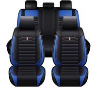 WXEXUDIN Auto Set Coprisedili per BMW E87 1 Series 118d 5-Door Hatchback (2004-2007),Pelle PU Set Copri-Sedile Fodere Anteriori E Posteriori Protezioni Traspirante Accessori Interno,Blue