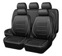 WXEXUDIN Auto Set Coprisedili per Ford C-Max 2010 2011 2012 2013 2014 2015 2016 2017 2018 2019,Anteriori E Posteriori Coprisedili Protezione Sedile Copriseggiolino Interno Accessori（9 Pezzi）,White