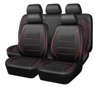 WXEXUDIN Auto Set Coprisedili per Renault Clio V Life/Zen/Intens/R.S. Line 2019-2022 2023 2024,Anteriori E Posteriori Coprisedili Protezione Sedile Copriseggiolino Interno Accessori（9 Pezzi）,Red