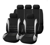 WXEXUDIN Auto Set Coprisedili per VW Tiguan 2016-2023 SEL R-Line Elegance, Traspirante Set Fodere Anteriori Posteriori Copri Auto Protezione Traspirante Interni Accessori,Grey