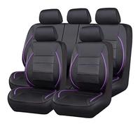 WXEXUDIN Auto Set Coprisedili per VW Tiguan Allspace Life Elegance R-Line 5-Seater 2017-2022,Anteriori E Posteriori Coprisedili Protezione Sedile Copriseggiolino Interno Accessori（9 Pezzi）,Purple