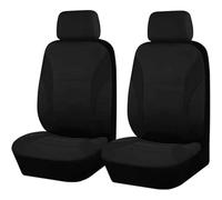 WXEXUDIN Coprisedili Auto,per Mitsubishi Space Star 2013-2022 Set Copri-Sedile Fodere per Anteriori,Copri Sedile Auto Protezioni Sedili Accessori Interno（2 Pezzi）,Black
