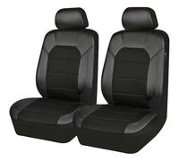 WXEXUDIN Coprisedili Auto, per VW Tiguan Allspace Life Elegance R-Line 5-Seater 2017-2022 2 Pezzi Anteriore Set Coprisedile Fodere,Copri Sedile Set Auto Protezioni Sedili Interno Accessori,Black