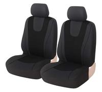 WXEXUDIN Set Coprisedili 2 Pezzi per Lancia LYBRA Prisma THEMA,Universale Coprisedile Anteriore Antiscivolo Completo Coprisedili Autosedili Interno Accessori,Black