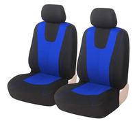 WXEXUDIN Set Coprisedili 2 Pezzi per Lancia LYBRA Prisma THEMA,Universale Coprisedile Anteriore Antiscivolo Completo Coprisedili Autosedili Interno Accessori,Blue