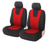 WXEXUDIN Set Coprisedili 2 Pezzi per Lancia LYBRA Prisma THEMA,Universale Coprisedile Anteriore Antiscivolo Completo Coprisedili Autosedili Interno Accessori,Red