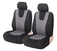 WXEXUDIN Set Coprisedili 2 Pezzi per Opel Corsa C 2000 2001 2002 2003 2004 2005 2006,Universale Coprisedile Anteriore Antiscivolo Completo Coprisedili Autosedili Interno Accessori,Grey